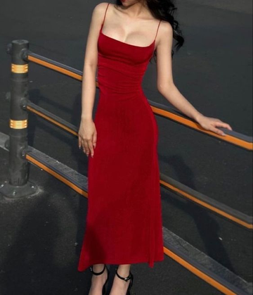 Sexy Red Prom Dress Party Gown HZ1023